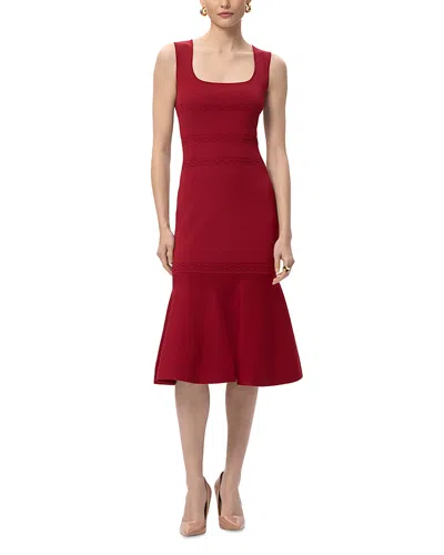 Herve Leger The Camille Dress In Burgundy