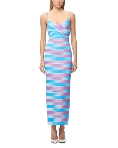 Herve Leger The Cara Gown In Multi