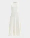 Herve Leger The Cassia Midi Dress In White
