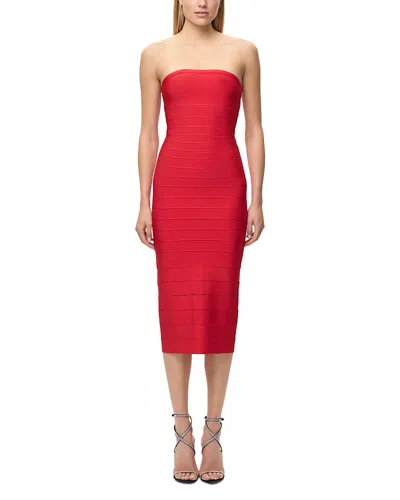 Herve Leger The Cassidy Dress In Purple