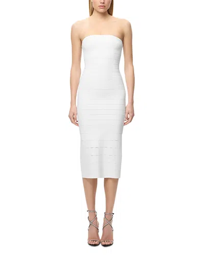 Herve Leger The Cassidy Dress In White