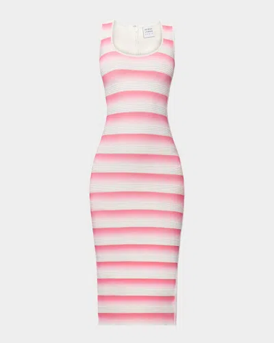 Herve Leger The Clea Banded Ombre Dress In Multi