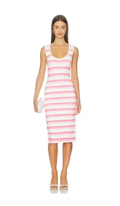 HERVE LEGER THE CLEA MIDI DRESS