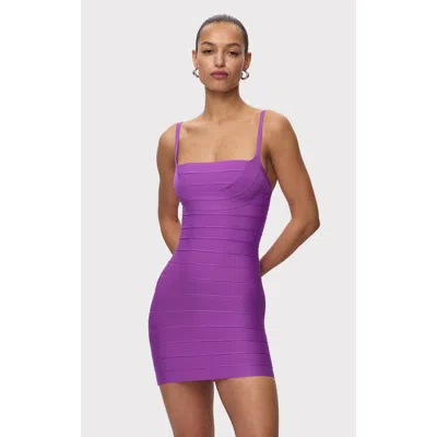 Herve Leger The Dance Floor Dress In Purple