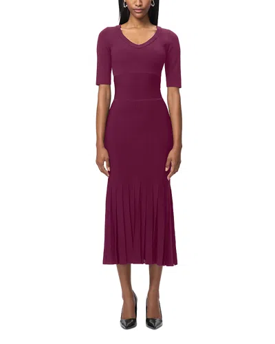 Herve Leger The Demi Dress In Purple