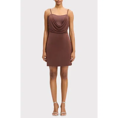 Herve Leger The Elizabeth Dress In Brown