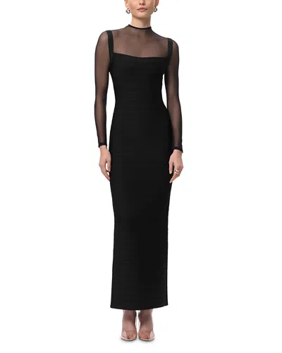 Herve Leger The Ella Gown In Black