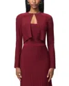 Herve Leger The Georgina Cardigan In Red