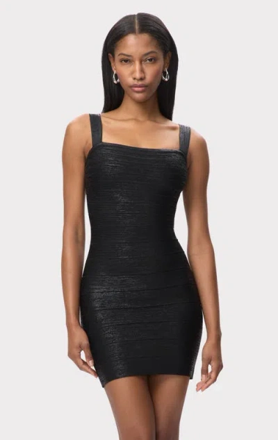 Herve Leger The Imani Dress In Black
