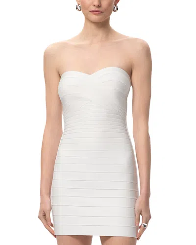 Herve Leger The Isla Strapless Dress In Multi