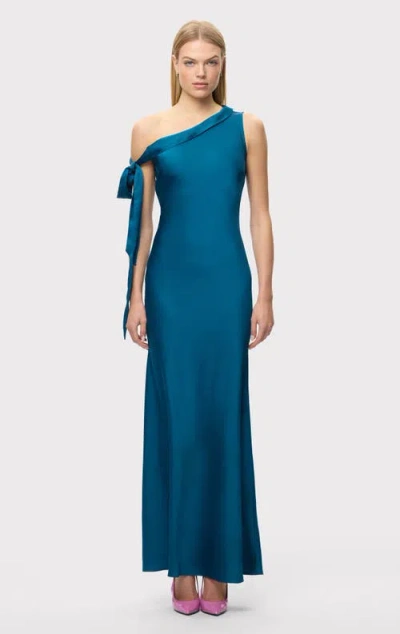 Herve Leger The Jolene Gown In Blue