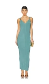 Herve Leger Kerri Knit Gown In Atlantic