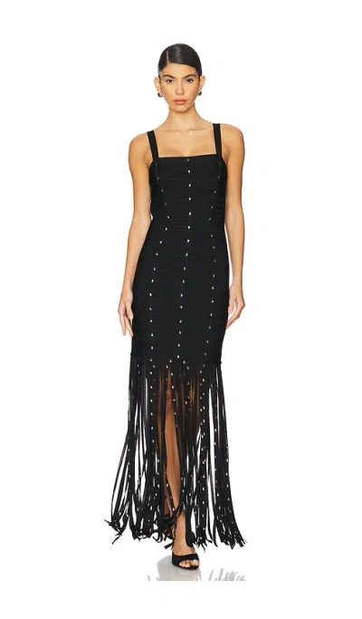 Herve Leger The Laurel Gown In 블랙