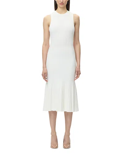 Herve Leger The Lauren Flare Hem Midi Dress In Animal Print