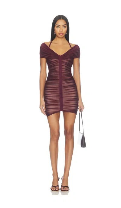 Herve Leger The Linda Dress In Red