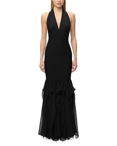 Herve Leger The Louisa Gown In Black