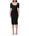 Herve Leger The Marianne Dress In Black