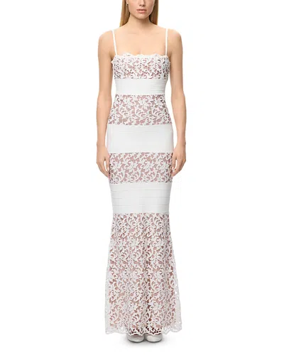 Herve Leger The Marielle Gown In White