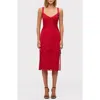 Herve Leger The Mischa Dress In Lipstick Red