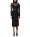 Herve Leger The Noelle Dress In Black
