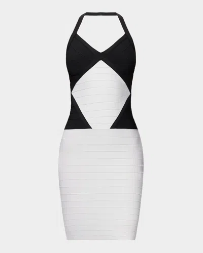Herve Leger The Opening Night Knee-length Dress In Black