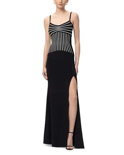 Herve Leger The Ophelia Gown In Black