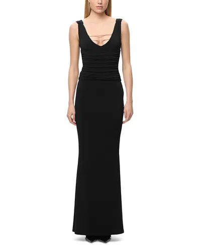 Herve Leger The Paulina Gown In Black