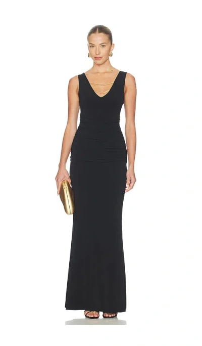 Herve Leger The Paulina Gown In Black
