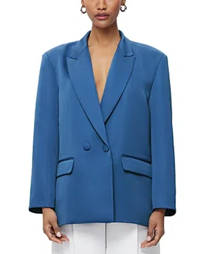 Herve Leger The Pim Oversized Blazer In Blue