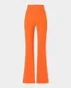 Herve Leger The Priscilla High-rise Bootcut Pants In Orange