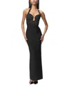 Herve Leger The Reina Gown In Black