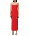 Herve Leger The Remi Gown In Cardinal