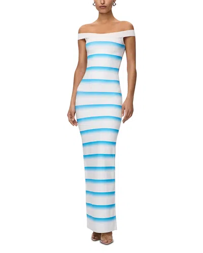 Herve Leger The Rina Gown In Blue