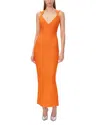 Herve Leger The Sutton Gown In Orange