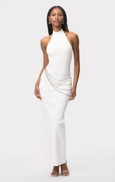 Herve Leger The Sybil Gown In White