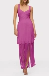 Herve Leger The Vivienne Gown In Azalea