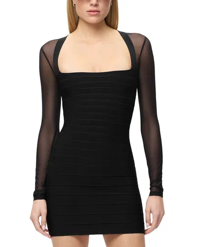 Herve Leger The Yasmin Dress In Black