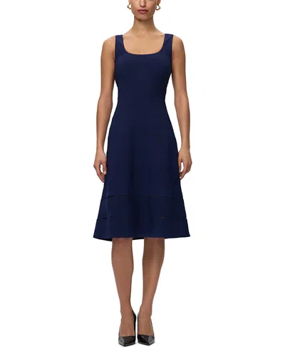 Herve Leger The Zinnia Bandage Dress In Blue