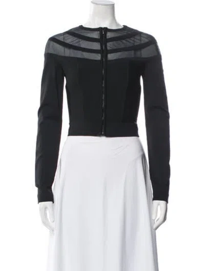 Pre-owned Herve Leger Vintage 1990's Jacket In Black