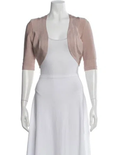 Pre-owned Herve Leger Vintage Bolero In Purple
