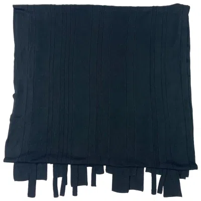 Pre-owned Herve Leger Vintage  Paris Black Scarf