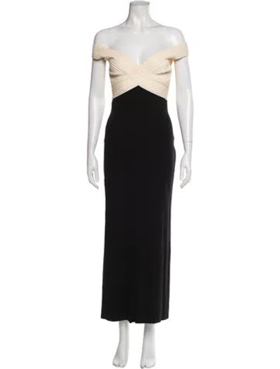 Pre-owned Herve Leger Vintage Long Dress
