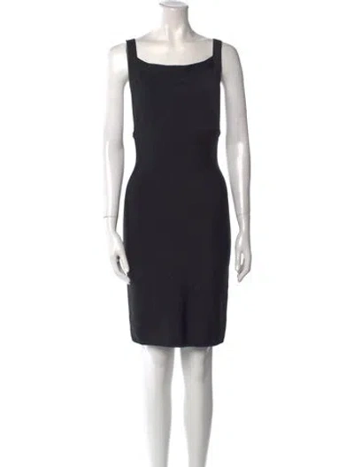 Pre-owned Herve Leger Vintage Mini Dress In Black