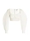 Herve Leger Hervé Léger Knit Bustier Top In White