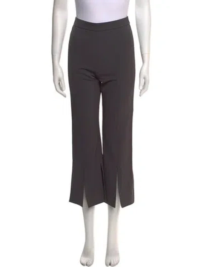 Pre-owned Herve Leger Wide Leg Pants In Gray