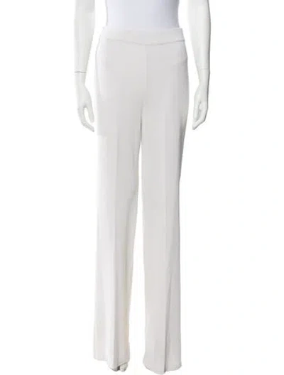 Pre-owned Herve Leger Wide Leg Pants In White