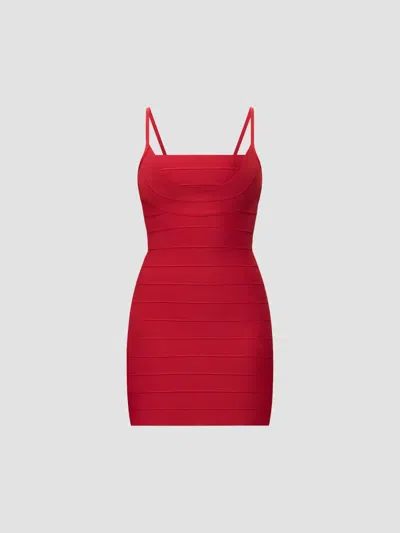 Herve Leger Women's 40th Anniversary The Dance Floor Minidress In Red