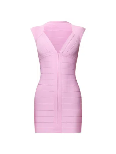 Herve Leger Women's 40th Anniversary The Red Carpet Minidress In Pink