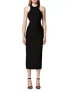 Herve Leger Halter Bandage Gown In Black