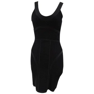Pre-owned Herve Leger Herve Léger Women's Black Dress Size M - Excellent Condition